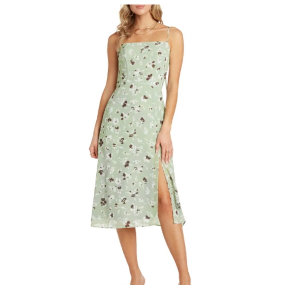 WILLOW Wendy Spaghetti Strap Midi Dress